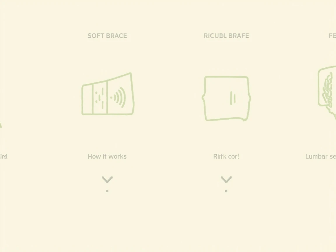 Four types of posture correctors for desk workers compared