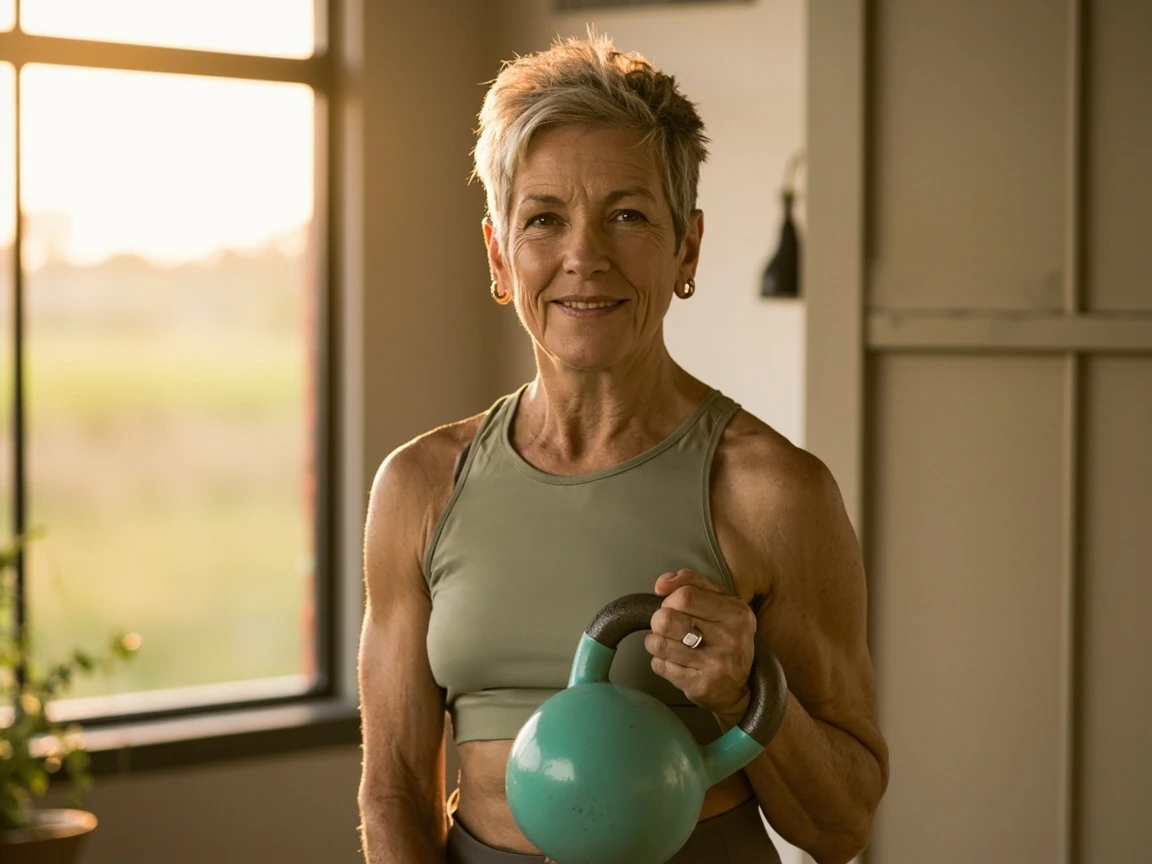 An active woman in midlife, when creatine plus resistance training supports bone and muscle