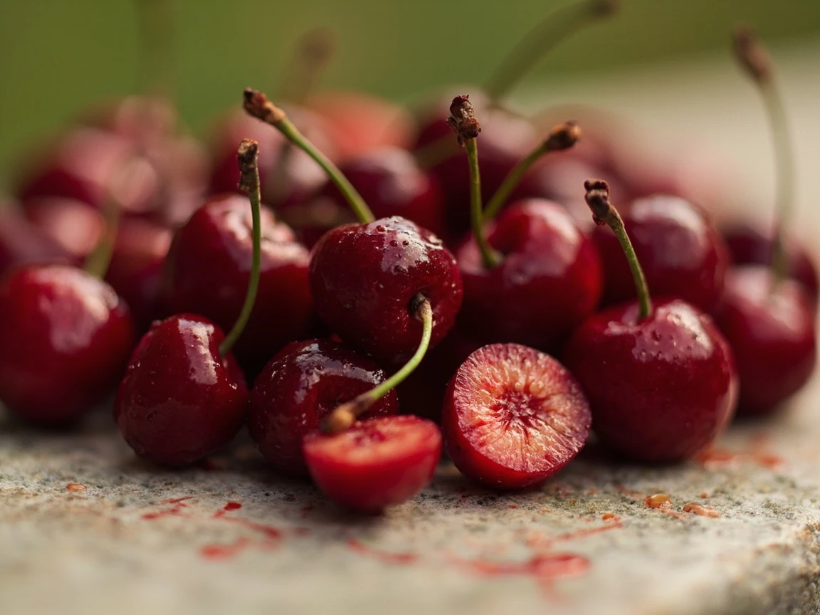 Fresh Montmorency tart cherries, the natural source of melatonin behind tart cherry juice for sleep